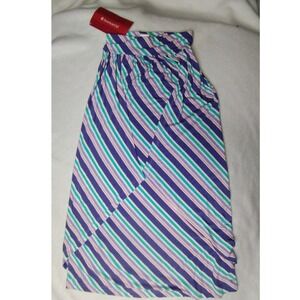 American Girl Striped Maxi Skirt Girls Colorful Casual Cute L(14/16)